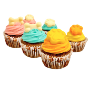 honden cupcakes woofins