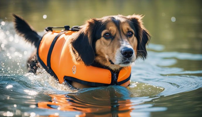 hondenzwemvest sfeer